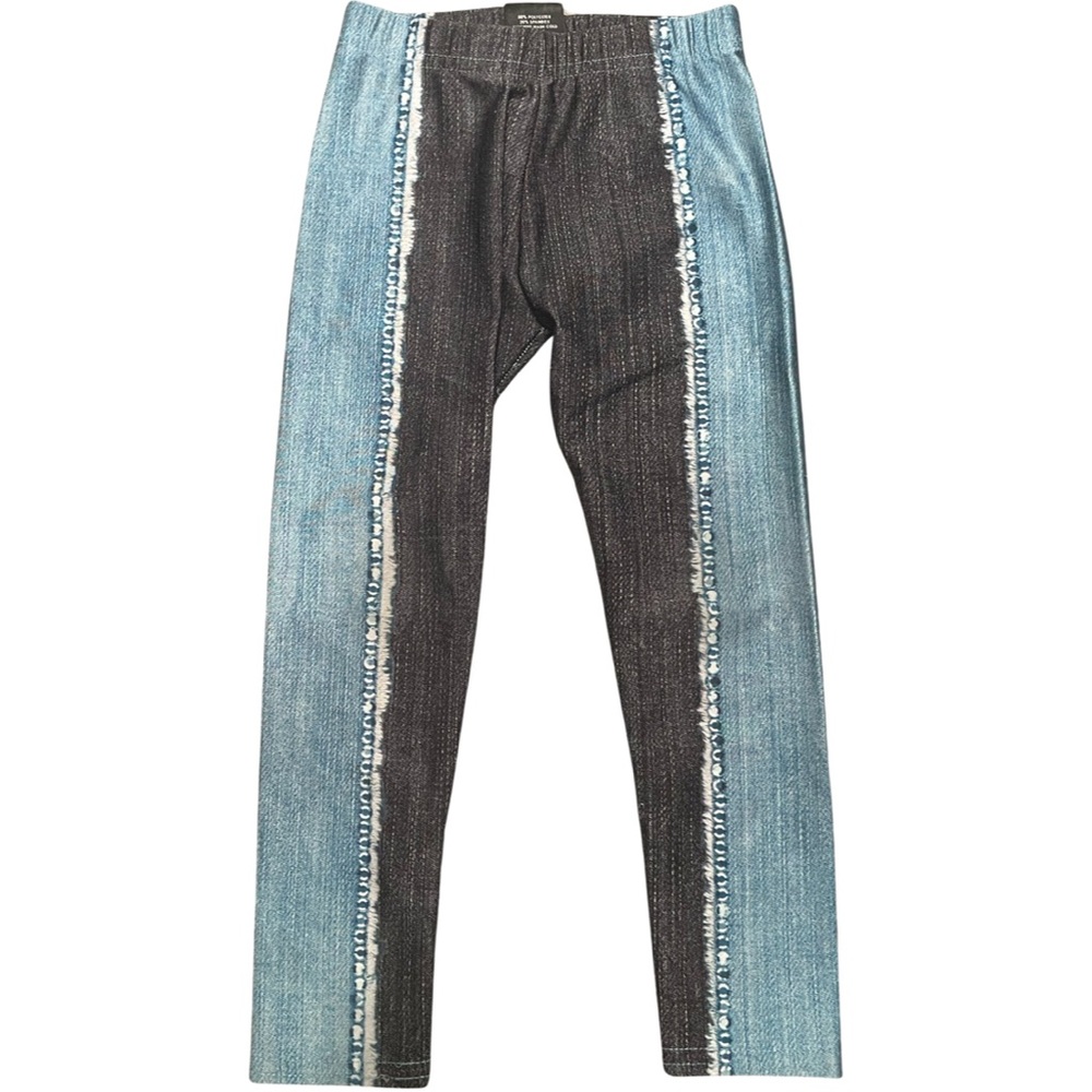 GUC Zara Terez Toddler Girl Medium Faux Denim Leggings